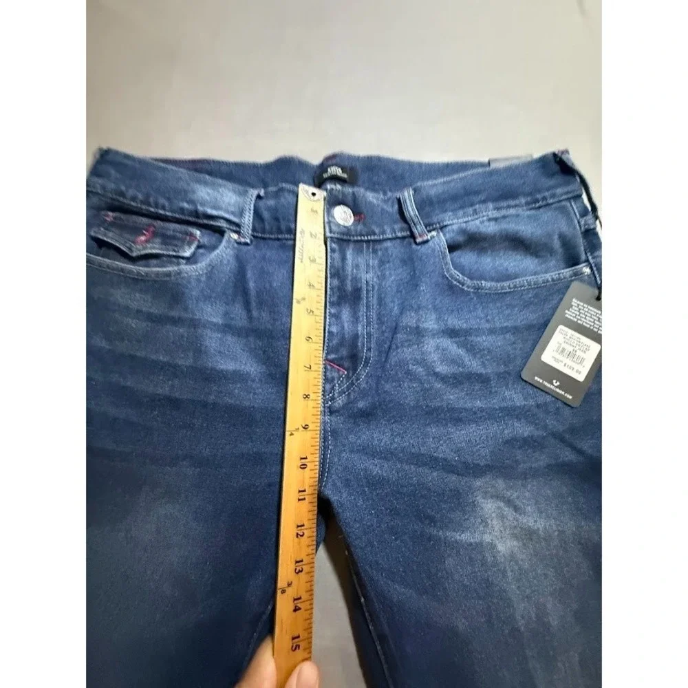 True Religion Rocco Jeans Mens 38 Blue Denim Relaxed Skinny‎ Pocketed Men 38X31.